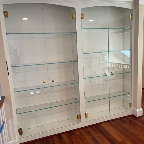 Custom Designed Glass Shelves Image